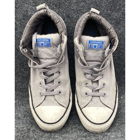 Converse All Star Men's Size 9 Grey Street Canvas Mid Top Sneaker 155742F - Picture 4 of 13